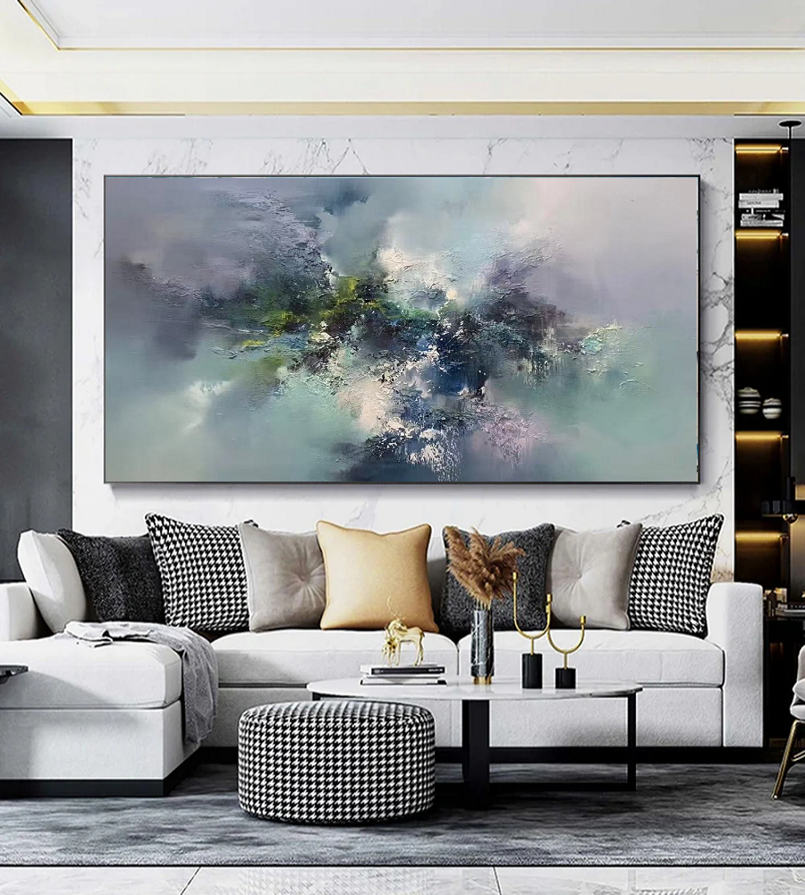 Handcrafted Abstract Painting Fine Wall Art For Homedecor AB2098