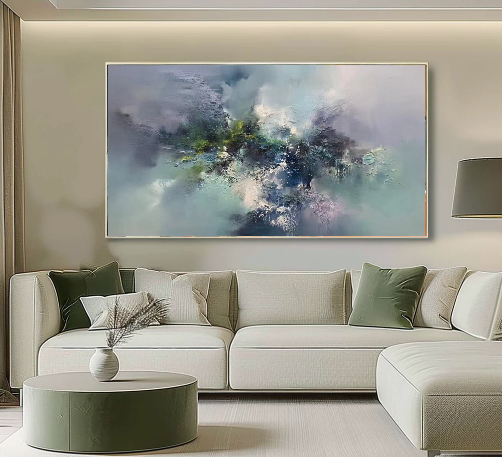 Handcrafted Abstract Painting Fine Wall Art For Homedecor AB2098