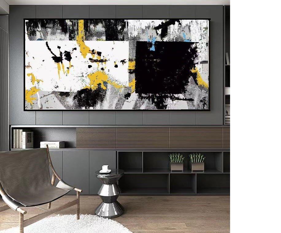 Handcrafted Abstract Painting, Modern Wall Art for Home Decor AB2113