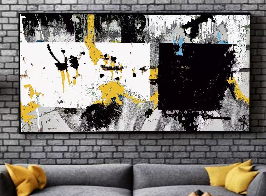 Handcrafted Abstract Painting, Modern Wall Art for Home Decor AB2113