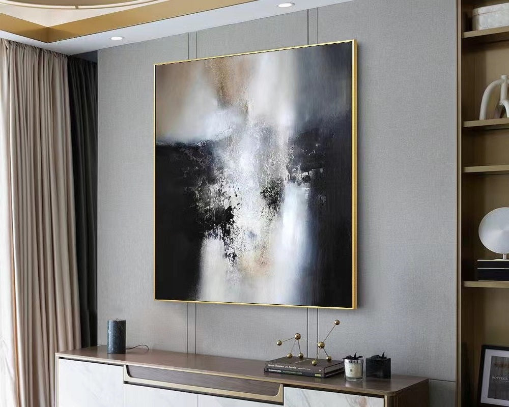 Handcrafted Abstract Painting, Modern Wall Art for Home Decor AB3022