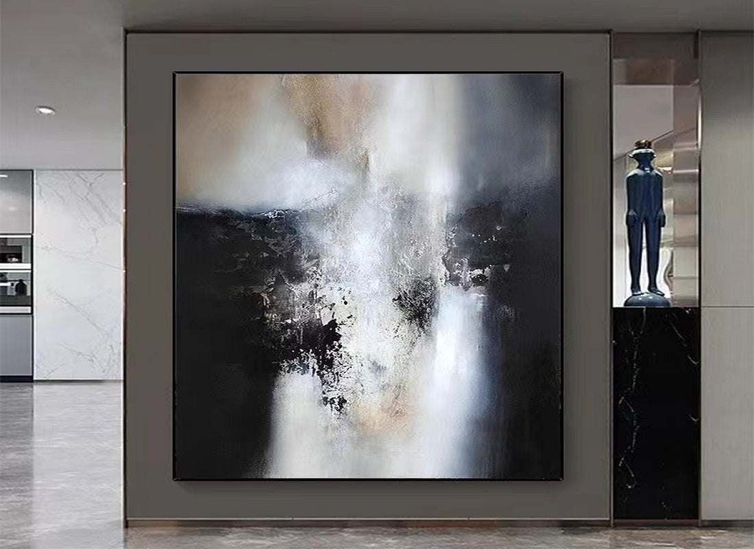 Handcrafted Abstract Painting, Modern Wall Art for Home Decor AB3022