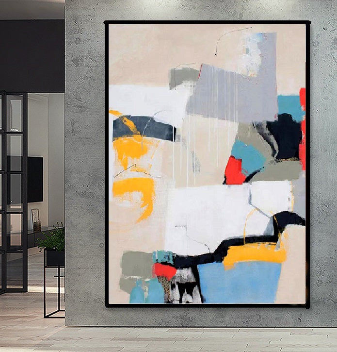 Handcrafted Oil Paintings Acrylic paintings On Canvas Abstract paintings Wall Art MA1251E