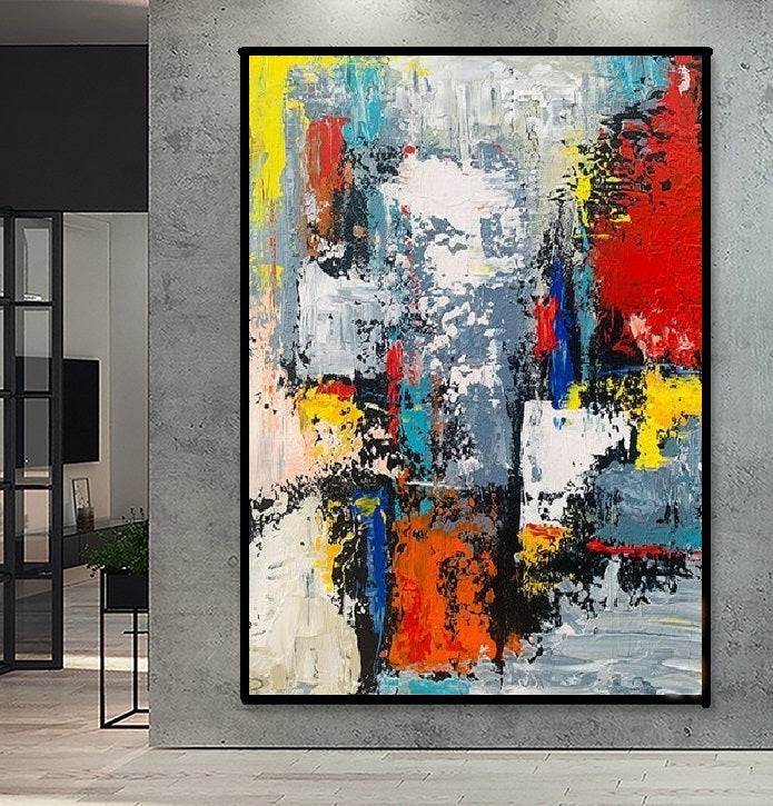 Handcrafted Abstract Painting Fine Art For Homedecor MA1215
