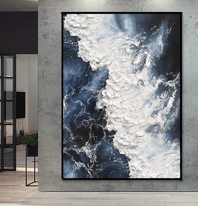 Handcrafted Abstract Painting Fine Art For Homedecor MA1307B