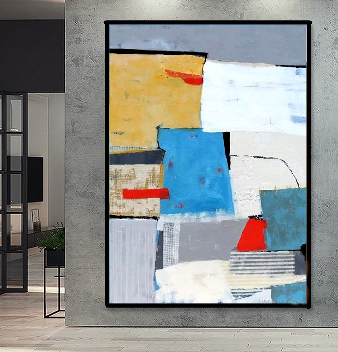 Handcrafted Oil Paintings Acrylic paintings On Canvas Abstract paintings Wall Art MA1251A