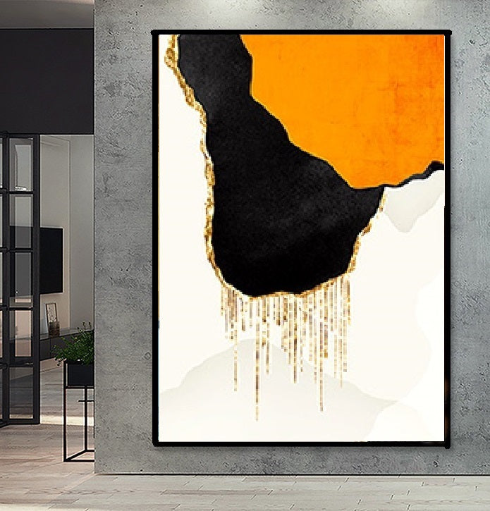 Handcrafted Abstract Painting Fine Art For Homedecor MA1180B