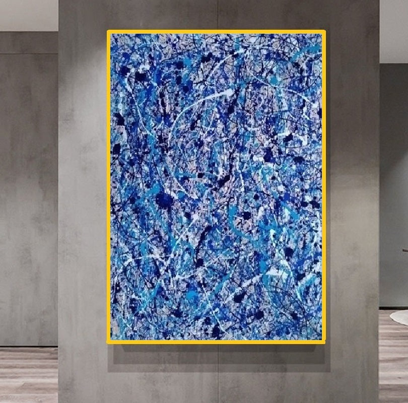 Handcrafted Abstract Painting Fine Art For Homedecor MA1419