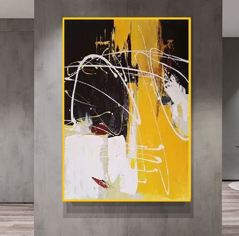 Handcrafted Abstract Painting Fine Art For Homedecor MA1471