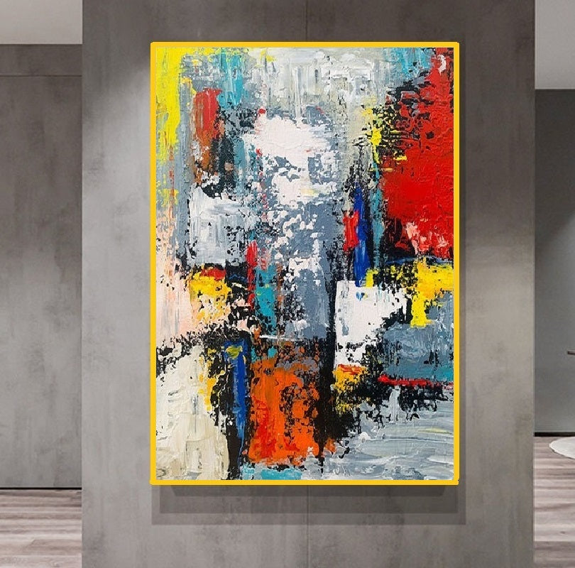 Handcrafted Abstract Painting Fine Art For Homedecor MA1215