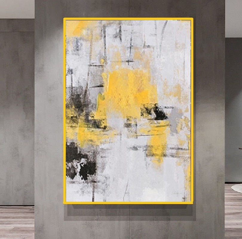 Handcrafted Abstract Painting Fine Art For Homedecor MA1141