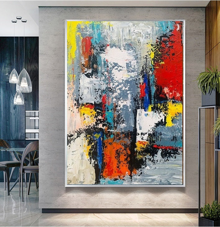 Handcrafted Abstract Painting Fine Art For Homedecor MA1215