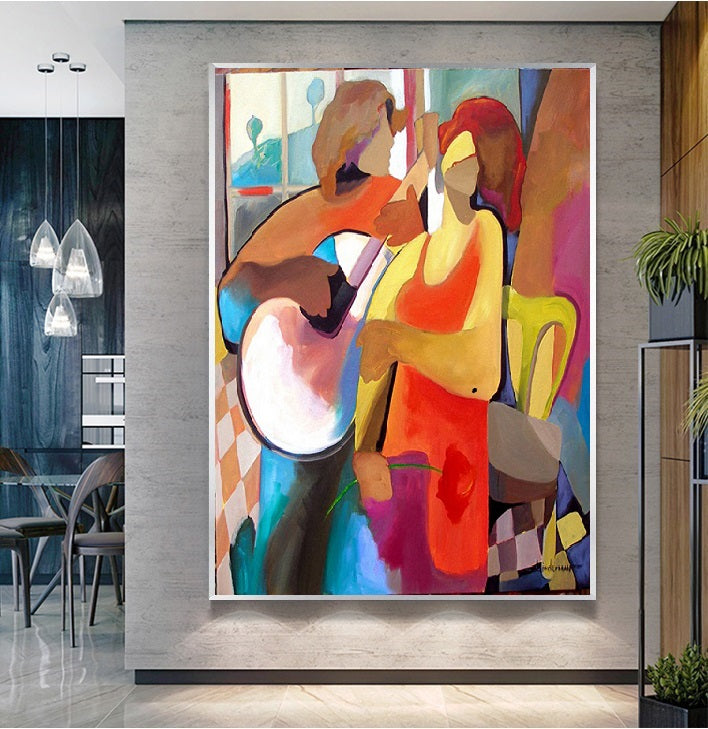 Handcrafted Modern Painting Fine Art For Homedecor MB1031