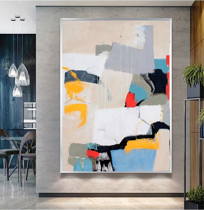 Handcrafted Oil Paintings Acrylic paintings On Canvas Abstract paintings Wall Art MA1251E