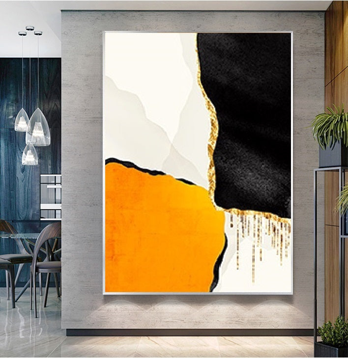 Handcrafted Abstract Painting Fine Art For Homedecor MA1180C