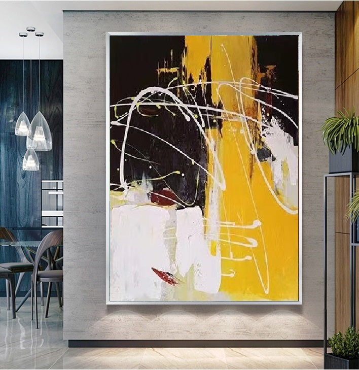 Handcrafted Abstract Painting Fine Art For Homedecor MA1471