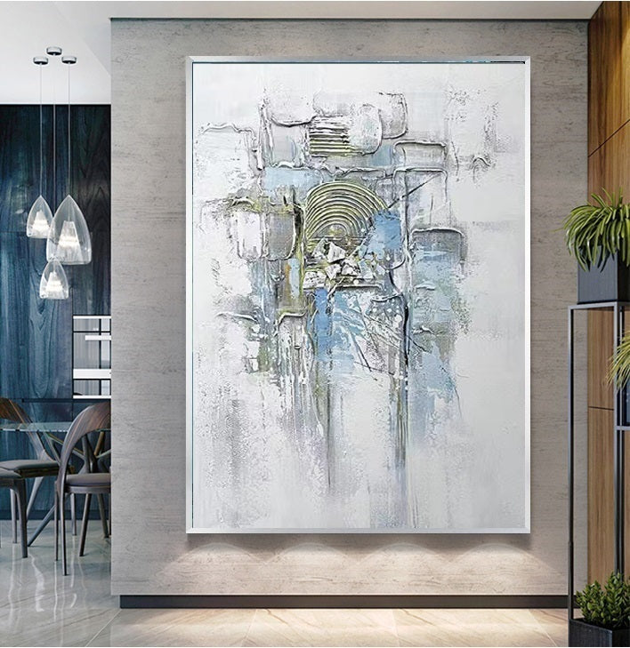 Handcrafted Abstract Painting Fine Art For Homedecor MA1509