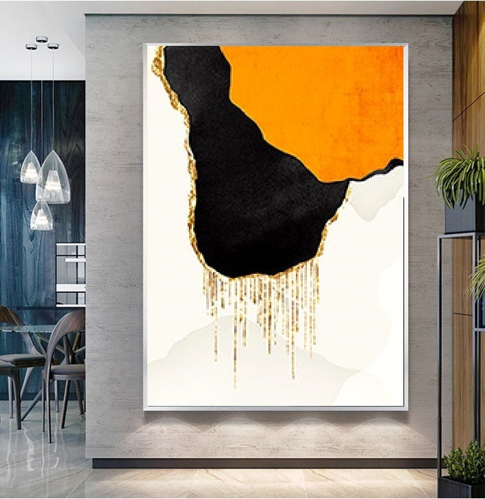 Handcrafted Abstract Painting Fine Art For Homedecor MA1180B