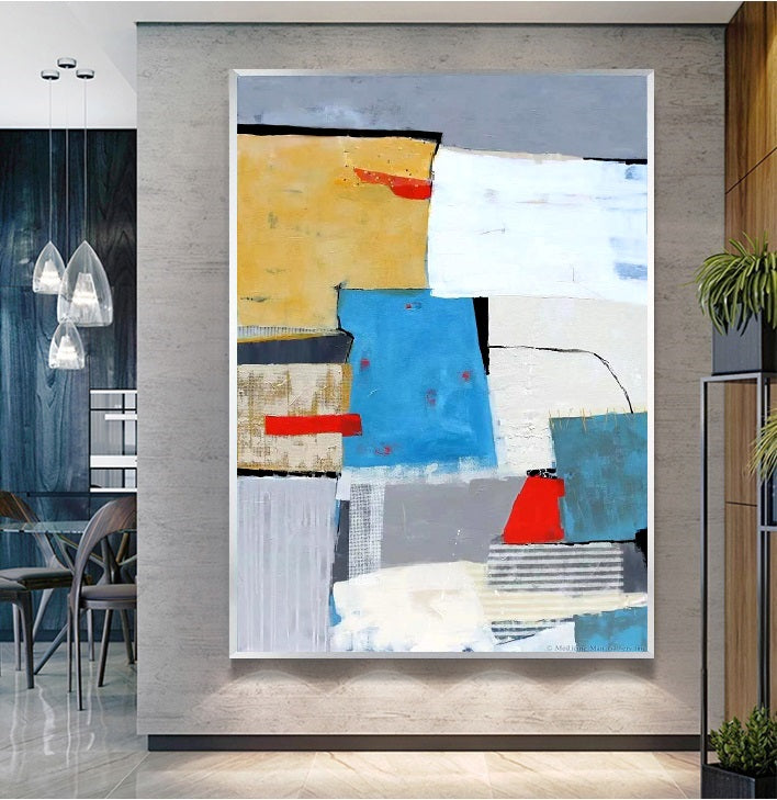 Handcrafted Oil Paintings Acrylic paintings On Canvas Abstract paintings Wall Art MA1251A