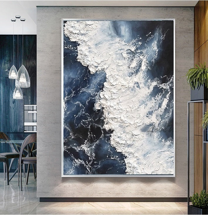 Handcrafted Abstract Painting Fine Art For Homedecor MA1307B