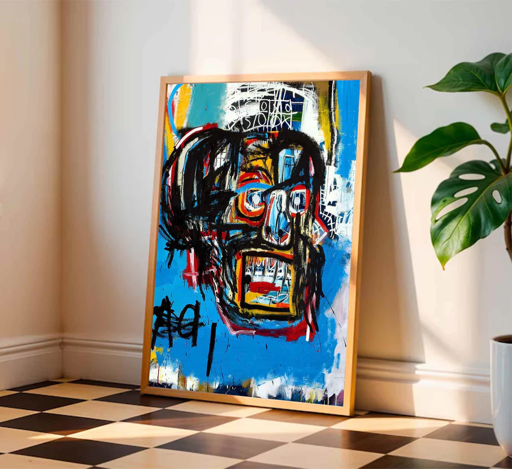 Handcrafted Abstract Painting Graffiti Art For Homedecor GA1021