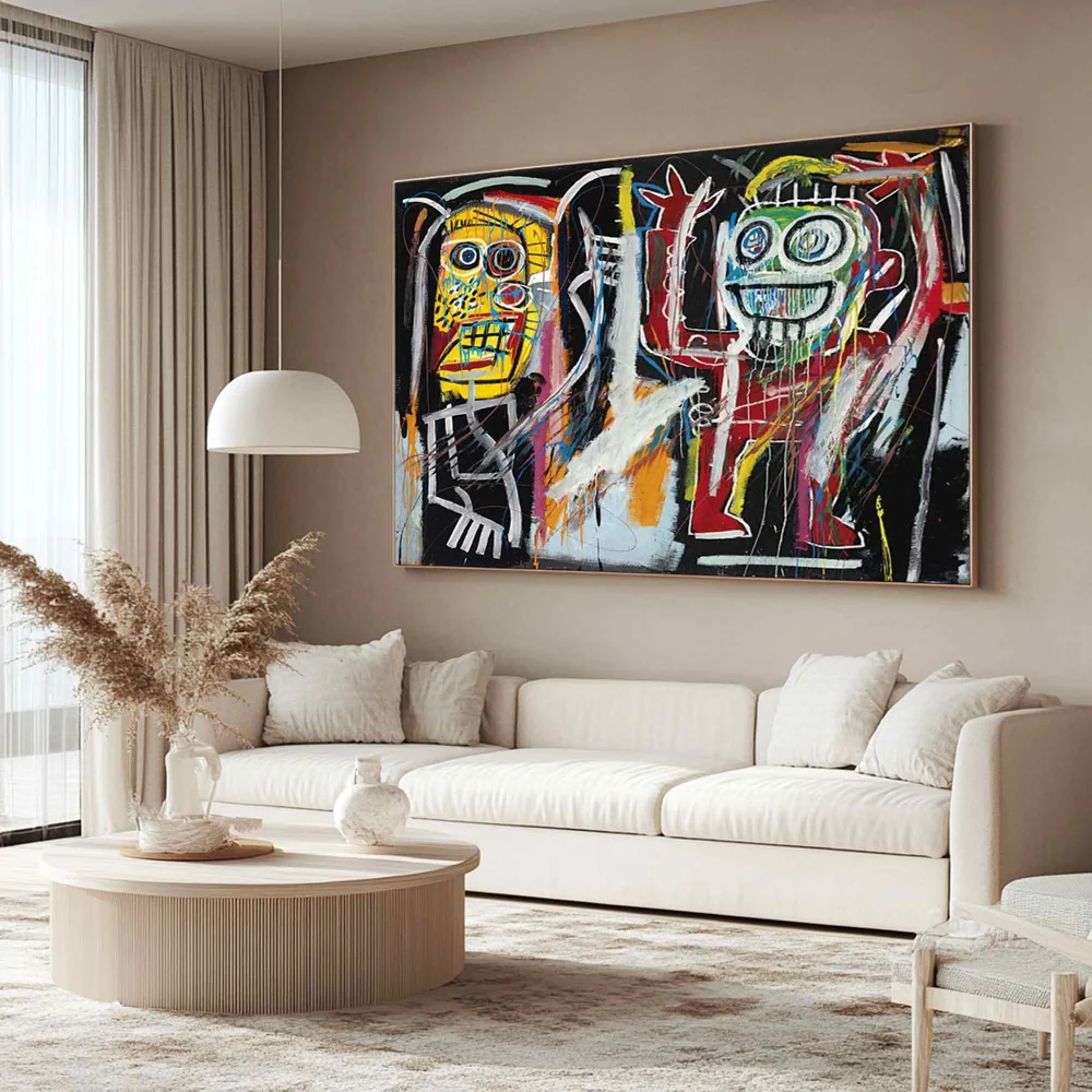 Handcrafted Abstract Painting Graffiti Art For Homedecor GA1035
