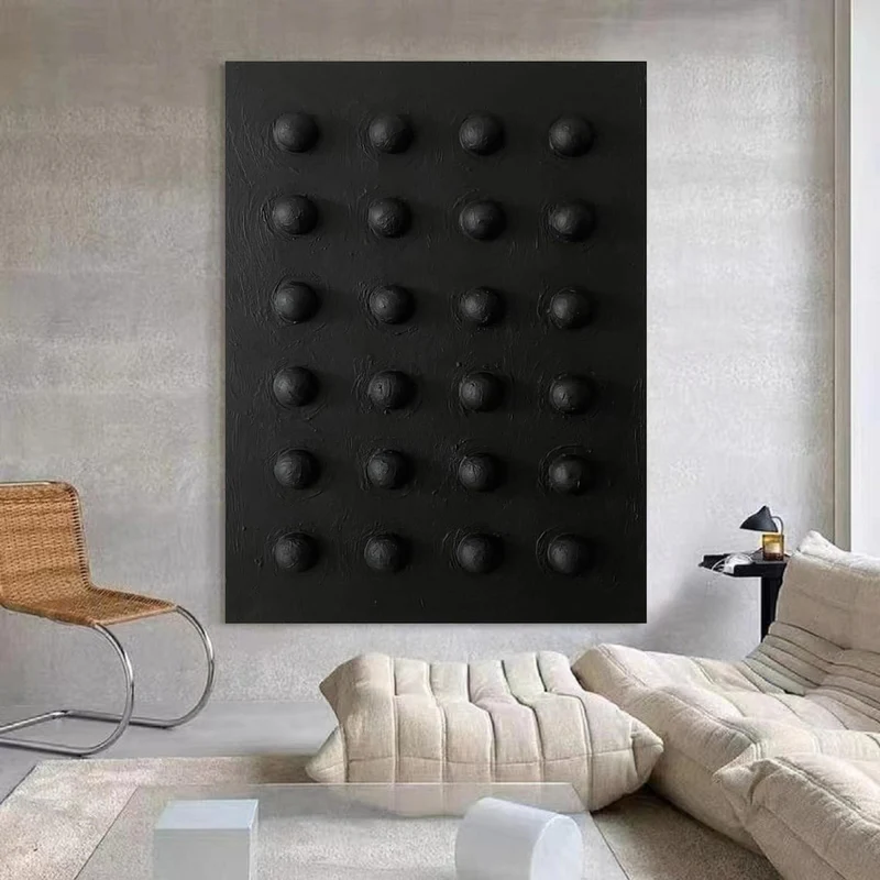 Handcrafted Abstract Painting Heavy Texture Wall Art For Homedecor HT1001