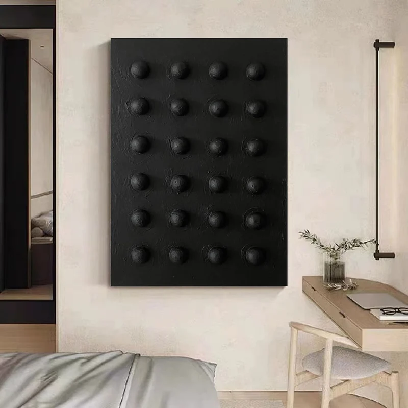 Handcrafted Abstract Painting Heavy Texture Wall Art For Homedecor HT1001