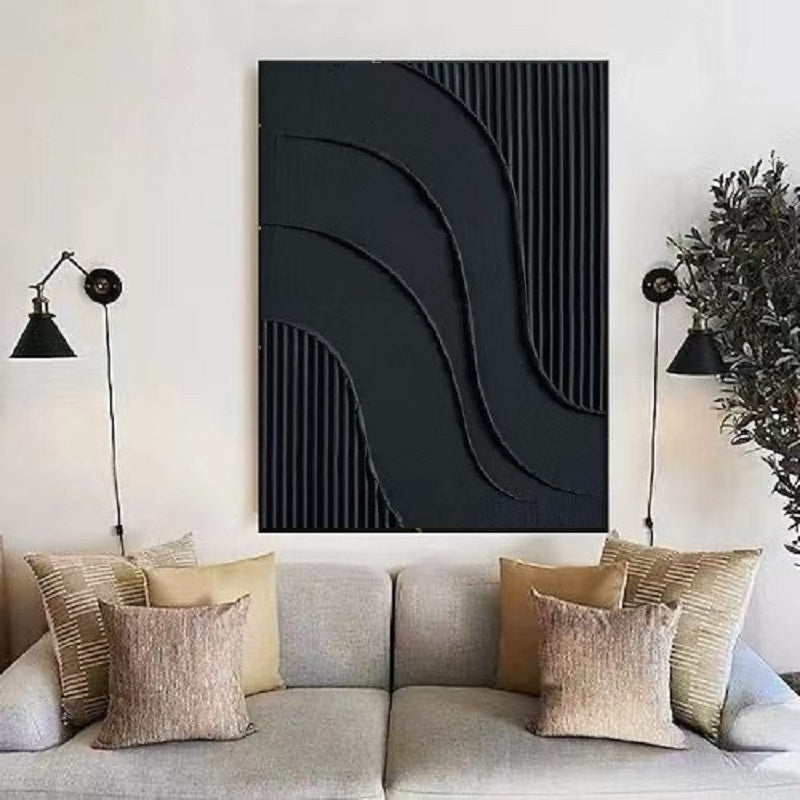 Handcrafted Abstract Painting Heavy Texture Wall Art For Homedecor HT1005A