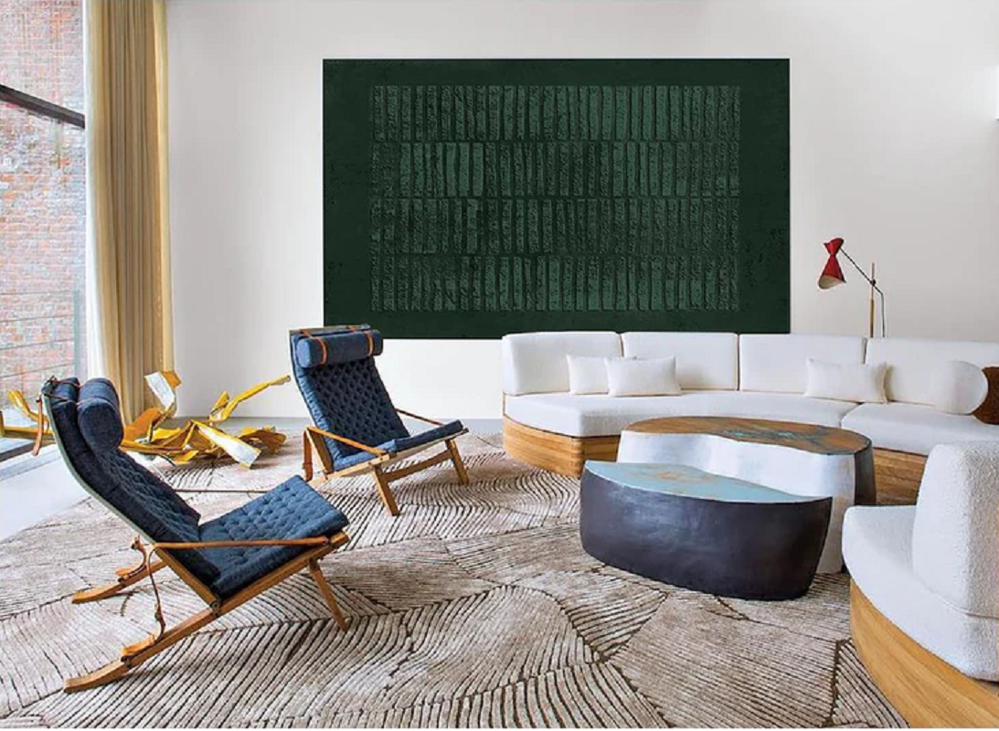 Handcrafted Abstract Painting Heavy Texture Wall Art For Homedecor HT1008