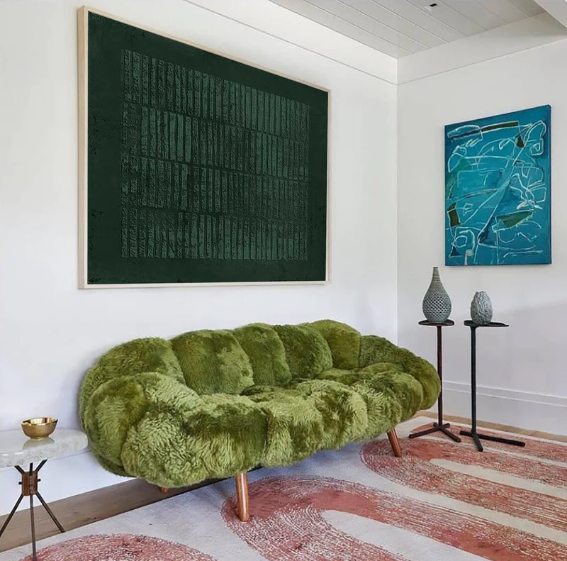 Handcrafted Abstract Painting Heavy Texture Wall Art For Homedecor HT1008