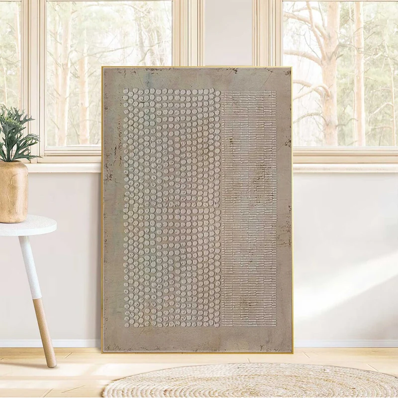 Handcrafted Abstract Painting Heavy Texture Wall Art For Homedecor HT1019B