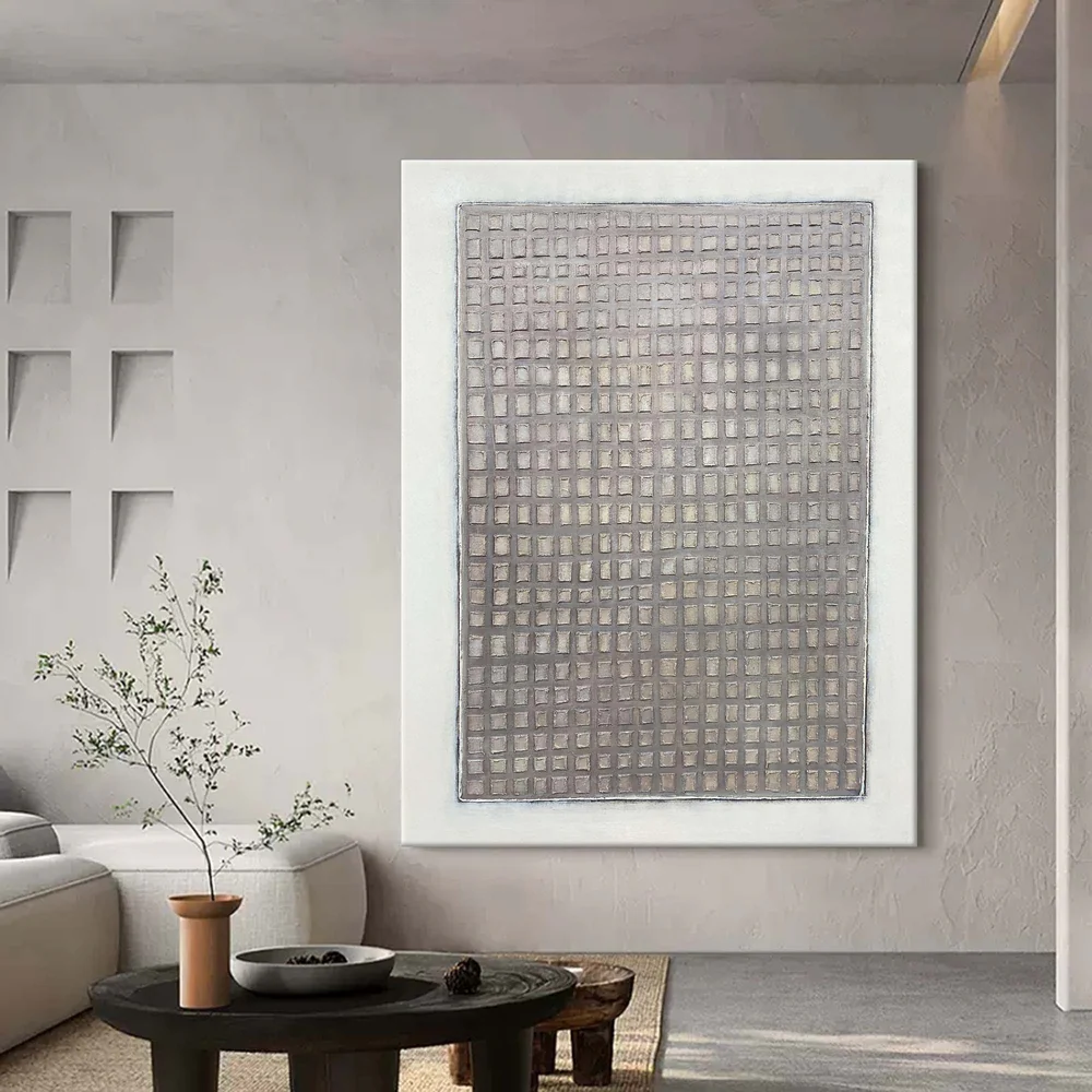 Handcrafted Abstract Painting Heavy Texture Wall Art For Homedecor HT1023A
