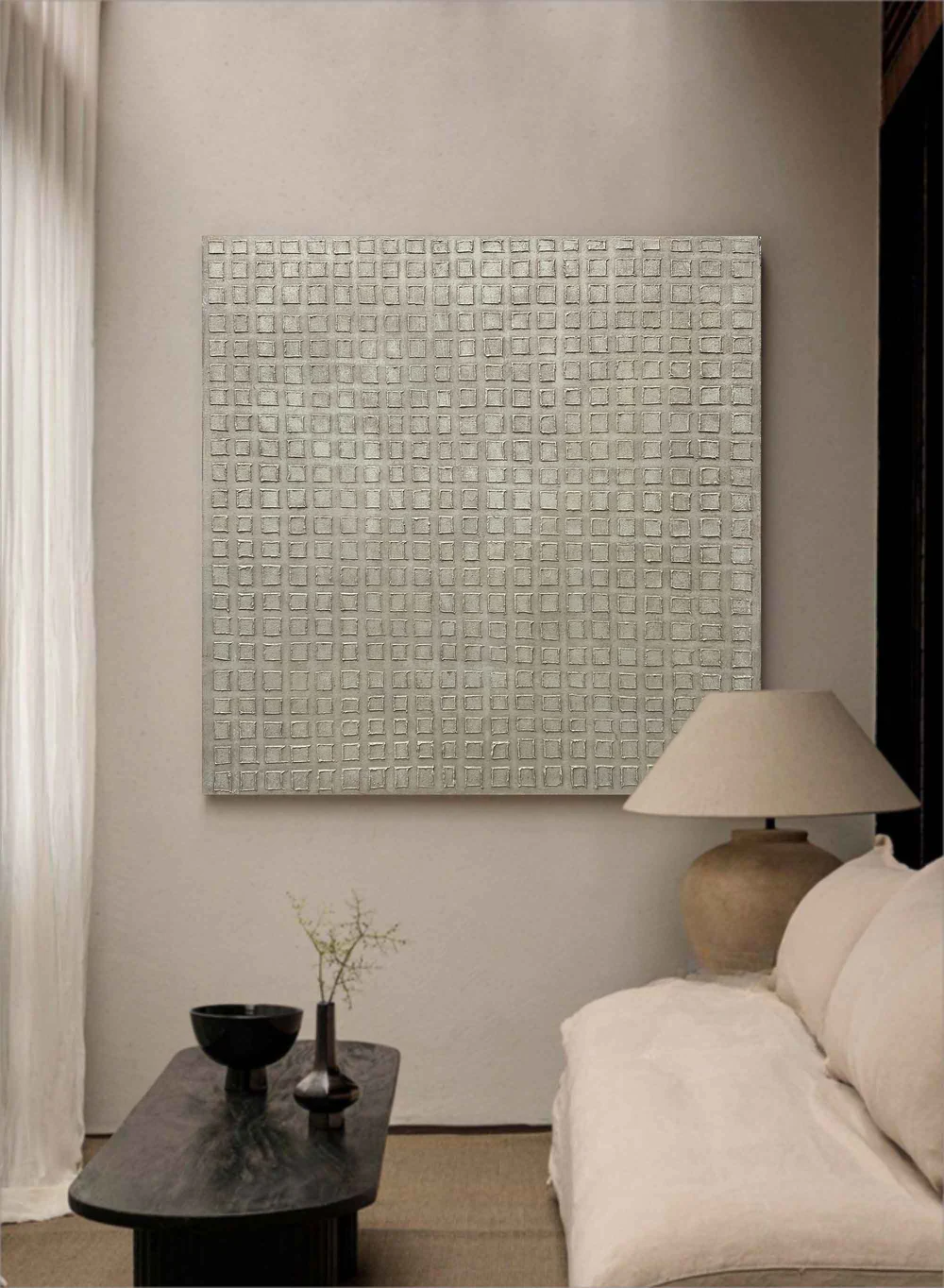 Handcrafted Abstract Painting Heavy Texture Wall Art For Homedecor HT1023B