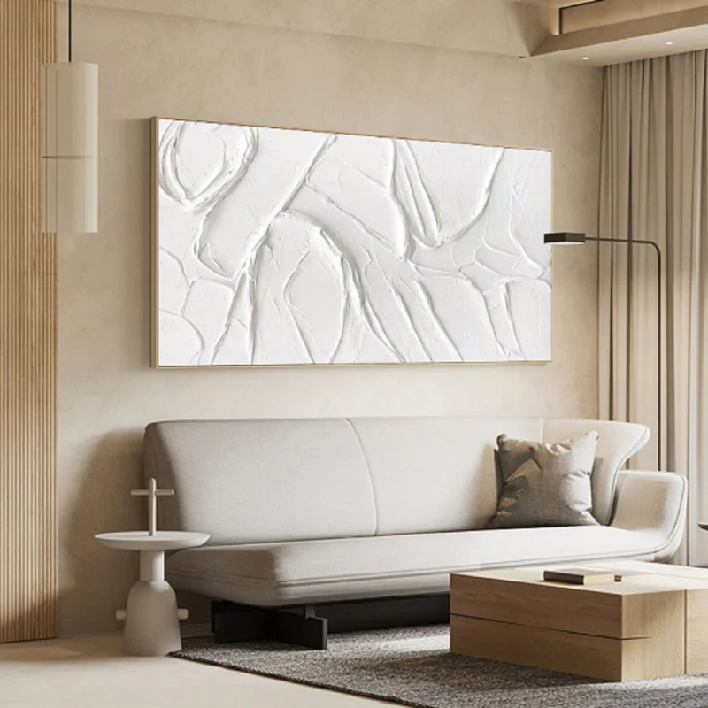 Handcrafted Abstract Painting Heavy Texture Wall Art For Homedecor HT1028
