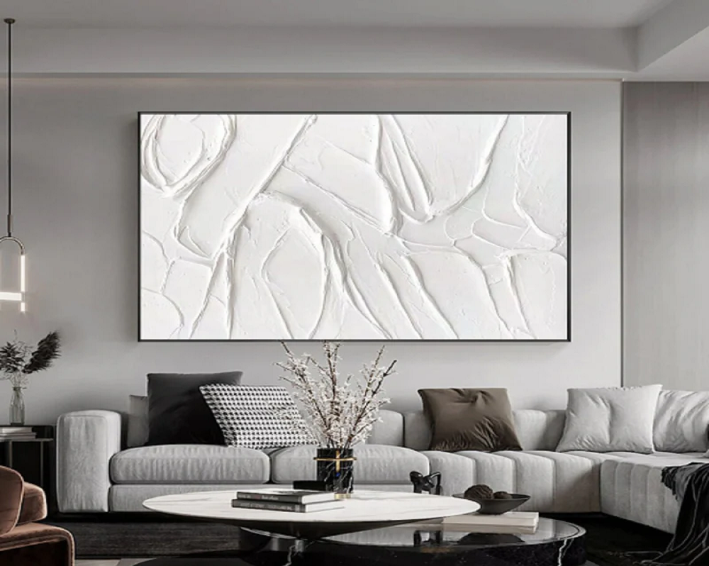 Handcrafted Abstract Painting Heavy Texture Wall Art For Homedecor HT1028