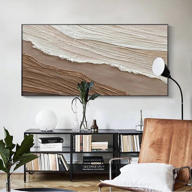 Handcrafted Abstract Painting Heavy Texture Wall Art For Homedecor HT1030