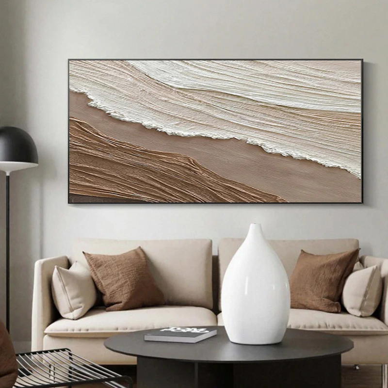 Handcrafted Abstract Painting Heavy Texture Wall Art For Homedecor HT1030