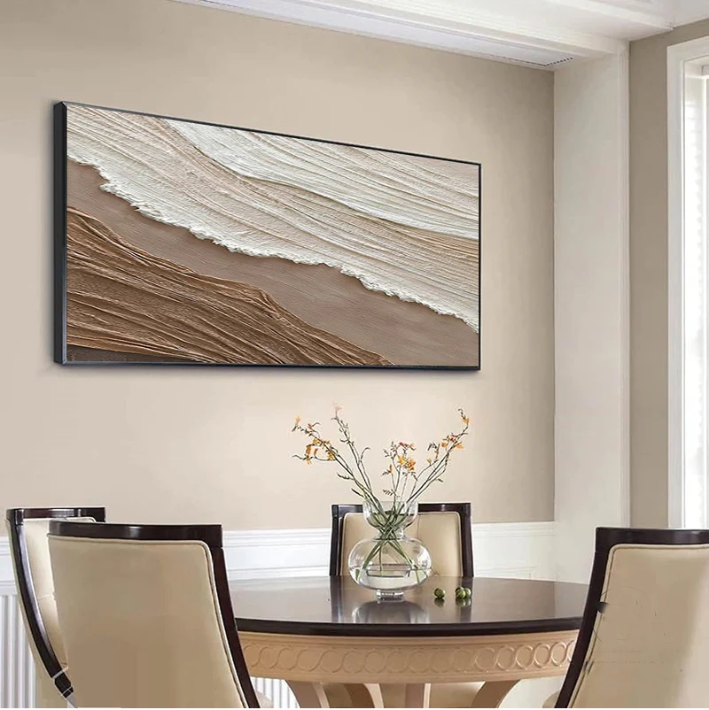 Handcrafted Abstract Painting Heavy Texture Wall Art For Homedecor HT1030