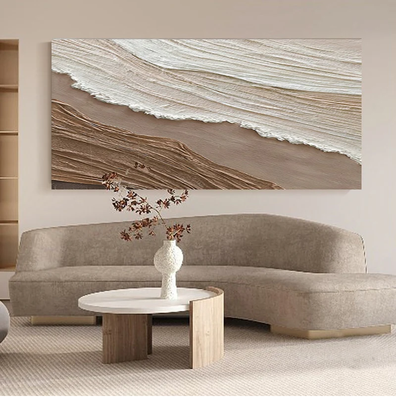 Handcrafted Abstract Painting Heavy Texture Wall Art For Homedecor HT1030