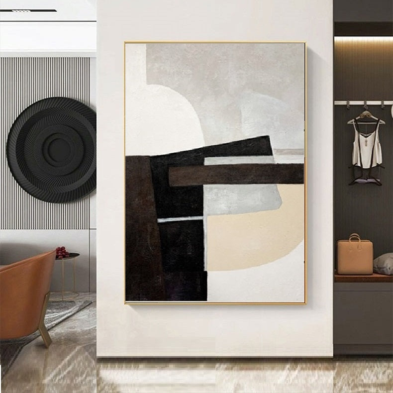 Handcrafted Abstract Painting Minimalist Wall Art For Homedecor MA1002