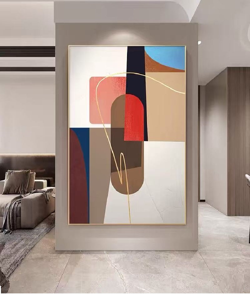 Handcrafted Oil Paintings Acrylic paintings On Canvas Abstract paintings Wall Art MA1004