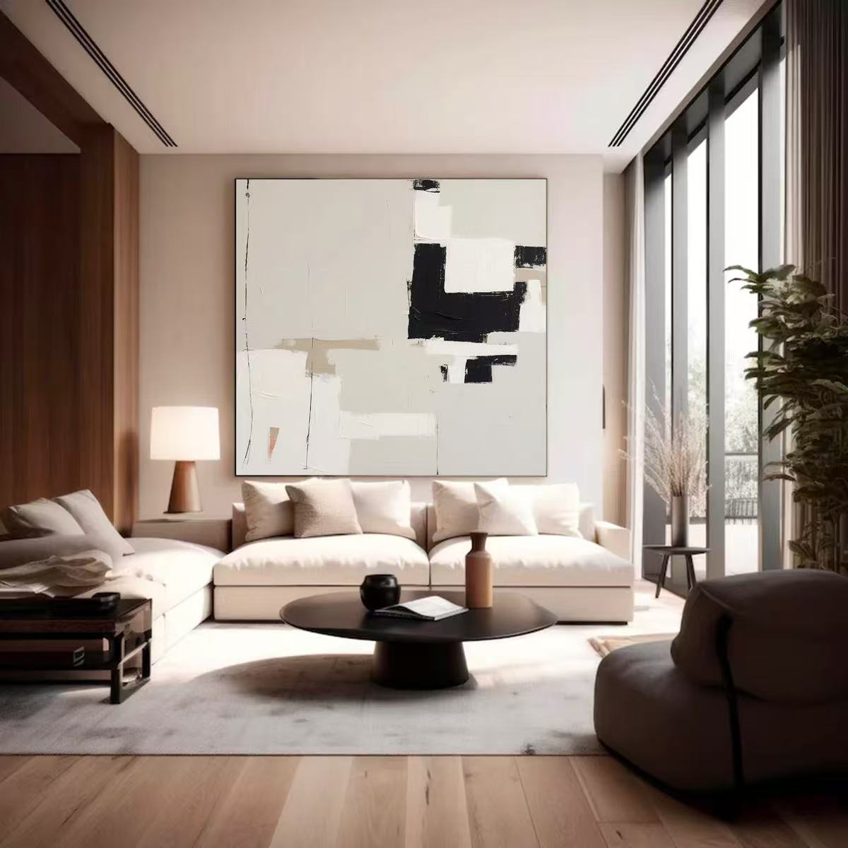 Handcrafted Abstract Painting Minimalist Wall Art For Homedecor MA1006A
