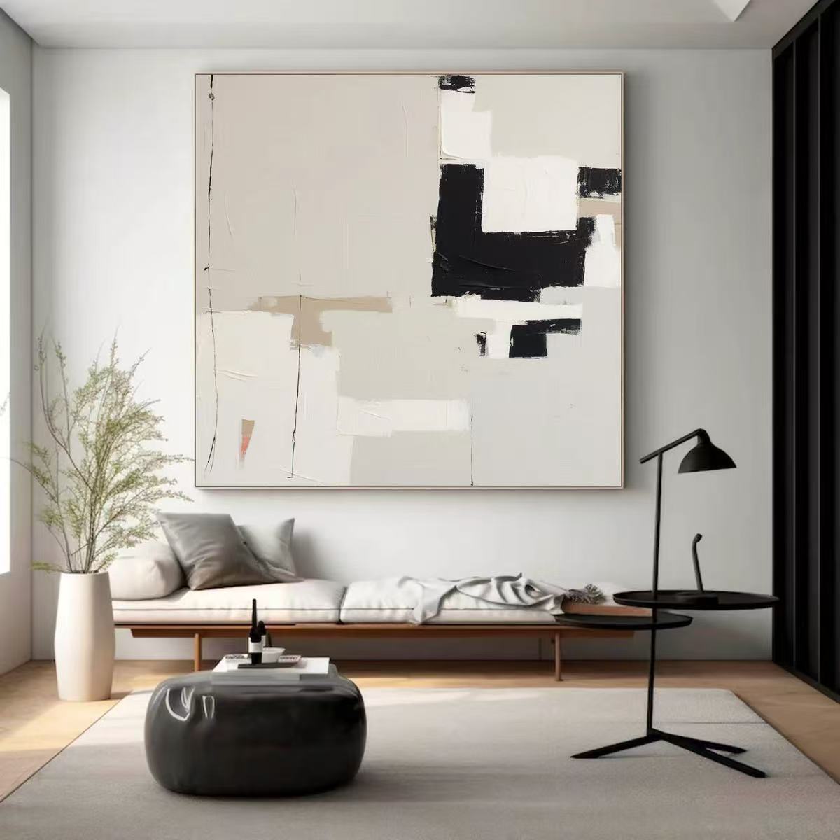 Handcrafted Abstract Painting Minimalist Wall Art For Homedecor MA1006A