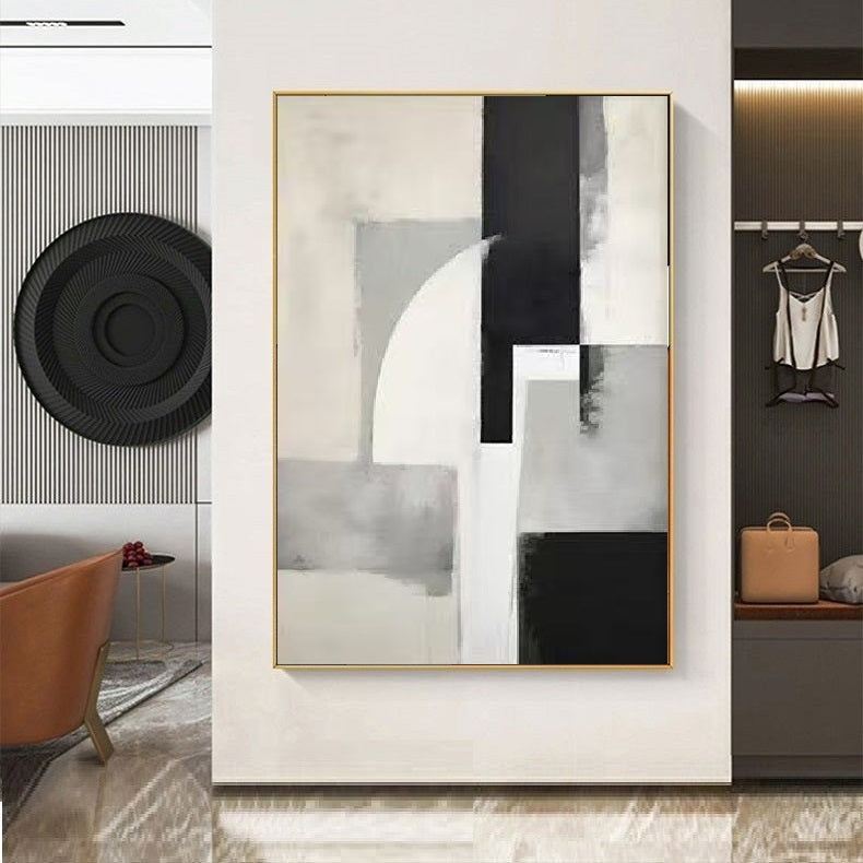 3PCs A Set Abstract Paintings Handcrafte Minimalist Wall Art For Homedecor MA1007