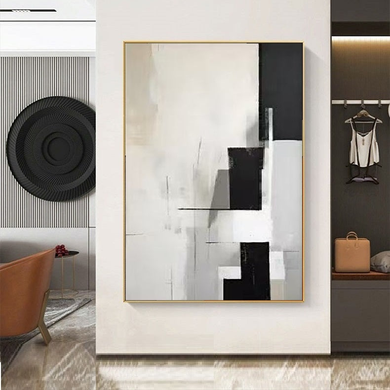 3PCs A Set Abstract Paintings Handcrafte Minimalist Wall Art For Homedecor MA1007