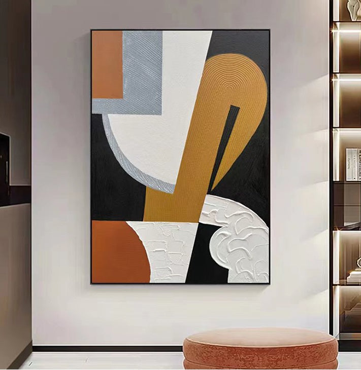 Handcrafted Abstract Painting Fine Art For Homedecor MA1008