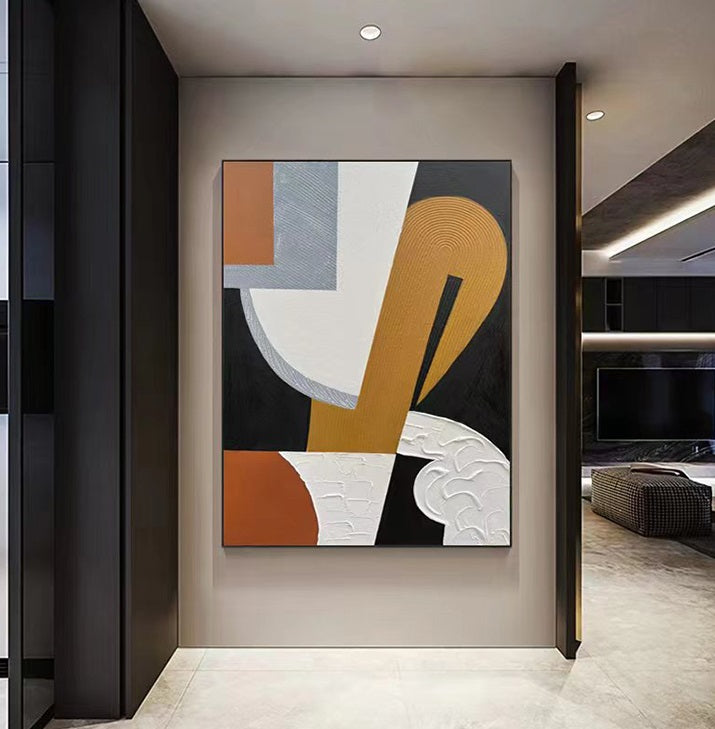 Handcrafted Abstract Painting Fine Art For Homedecor MA1008
