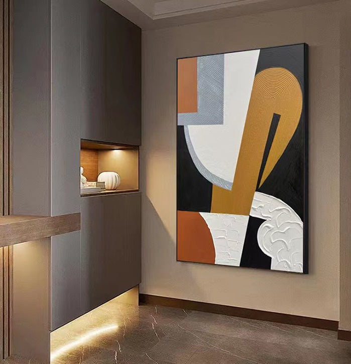 Handcrafted Abstract Painting Fine Art For Homedecor MA1008