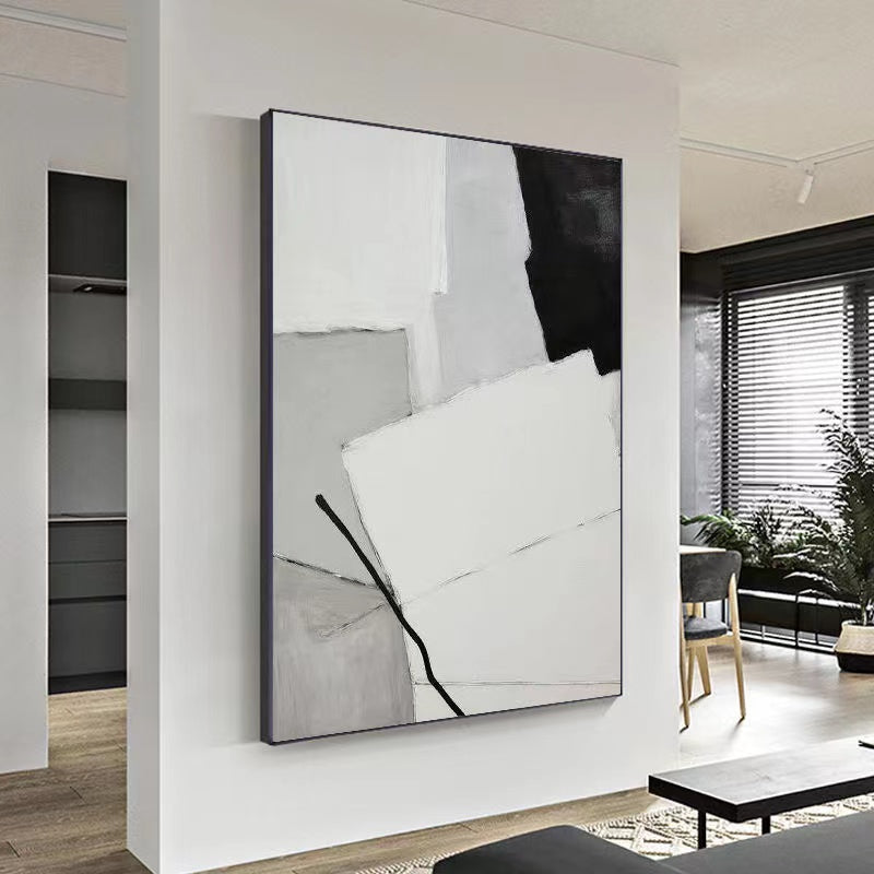 Handcrafted Abstract Painting Minimalist Wall Art For Homedecor MA1013